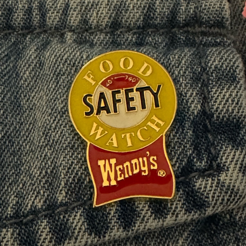 Vintage Wendy's Food Safe High quality enamel pin
